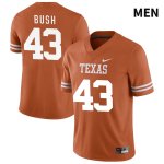 Texas Longhorns Men's #43 Jett Bush Authentic Orange NIL 2022 College Football Jersey BAZ57P6Z